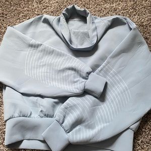 Light blue lululemon cowl neck sweatshirt- worn once